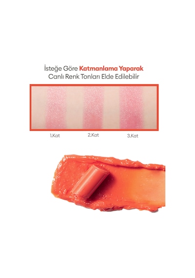 Dudaklara Yoğun Bakım Yapan Renkli Dudak Balmı Dare Tint Lip Balm 03 Coral Look Coral
