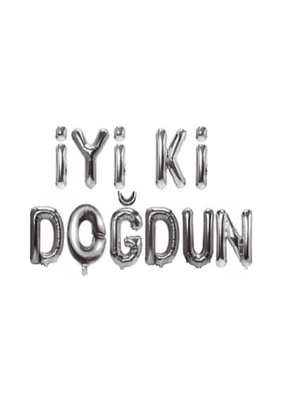 Iyi Ki Doğdun Gümüş Folyo Balon 16 Inç