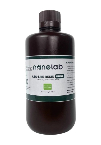 Nanelab Abs-like Pro2 Reçine - Şeffaf Yeşil - 1 Kg