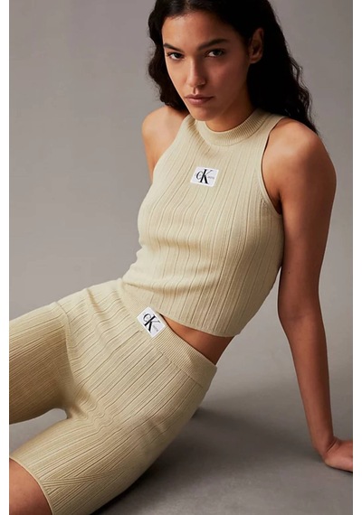 Calvin Klein Kadın Tayt-j20j223138 Yeşil