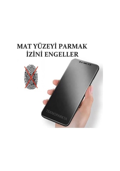 Apple Uyumlu   iPhone 14 Pro Max Mat Seramik Cam Nano Esnek Kırılmaz Full Tam Kaplayan Ekran Koruyucu