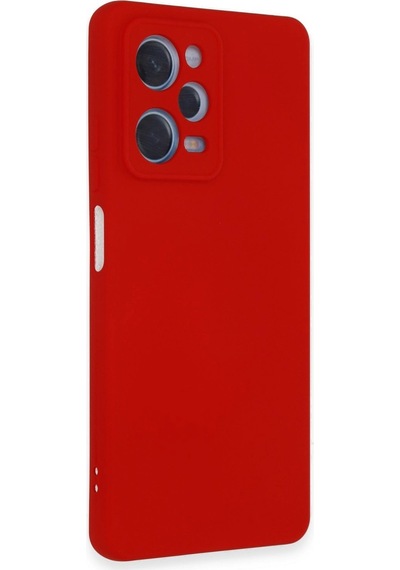 Xiaomi Redmi Note 12 Pro 5g Kılıf Nano İçi Kadife Silikon Kırmızı