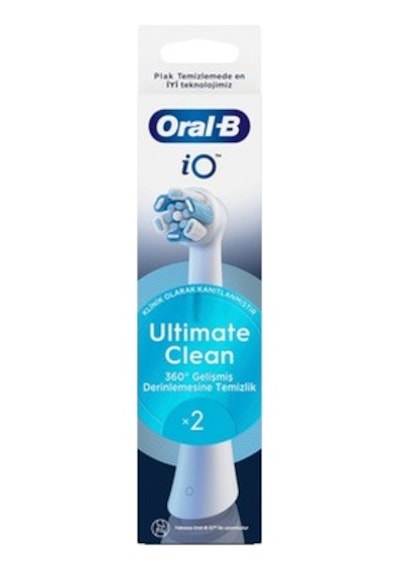 Oral-b İo Ultimate Clean Beyaz Diş Fırçası Yedek Başlığı 2 Adet Yumuşak Kıllarla Üstün