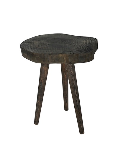 Doğal Ahşap Sehpa 32x45 Cm Ahşap Ayaklı Renk Siyah Doğal Ahşap Sehpa 32x45 Cm Ahşap Ayaklı Renk Siyah