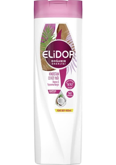 Elidor Hindistan Cevizi Yağı Onarıcı & Yıpranma Karşıtı Şampuan 400 ML