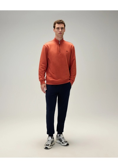 Ellesse Erkek Yarım Fermuarlı Sweat Kiremit