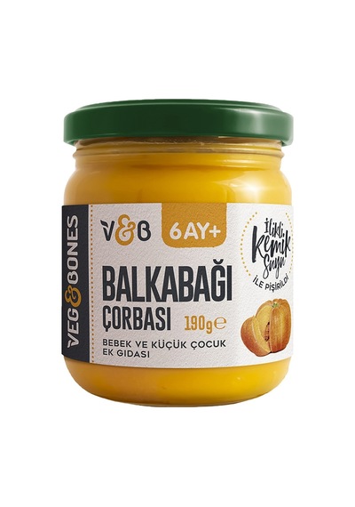 Veg&bones Bebek Çorbası 190 G Balkabağı - Ek Gıda 2'li Ekonomik Paket - 2 Adet Tarı