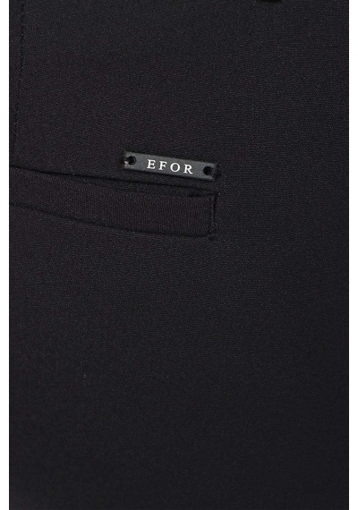 Efor P 1099 Slim Fit Siyah Spor Pantolon Siyah