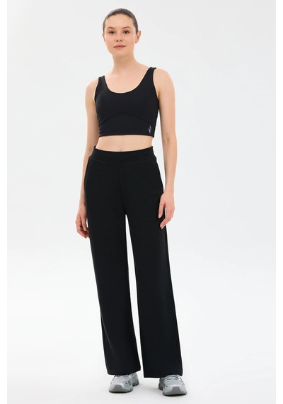 Skechers Essential Wide Leg Kadın Eşofman Altı SIYAH