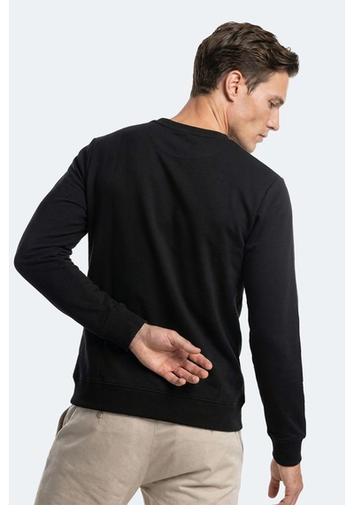 Slazenger Garage Erkek Siyah Sweatshırt
