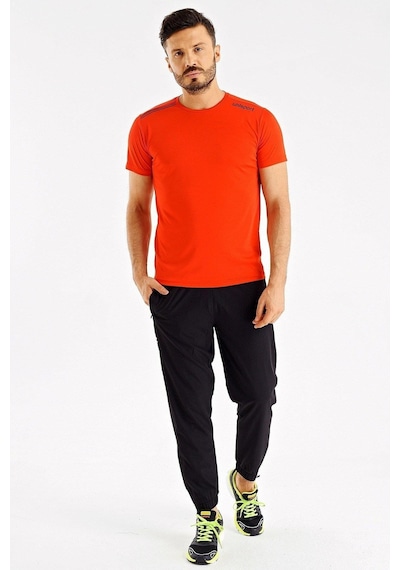 Uhlsport Erkek Günlük T-shirt Kevin M 3202110 Kırmızı SİYAH