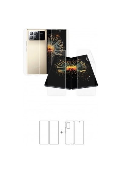 Xiaomi Mix Fold 3 Ön, Arka Ve Yan 360 Derece Tam Kaplama Poliüretan Film