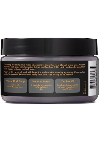 Shea Moisture Afrika Siyah Sabunu Çamur Maskesi 113GR