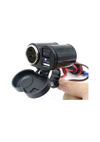 Motosiklet Çakmaklık / Usb Şarj Soketi 12V Su Geçirmez