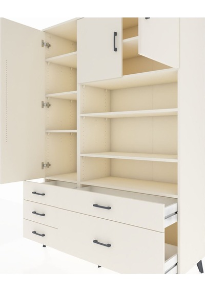 Hyperion Dolap 9 Raflı 5 Çekmeceli 3 Kapaklı 132x44x195 Aytaşı-aytaşı/aytaşı Aytası/aytası Hyperion Dolap 9 Raflı 5 Çekmeceli 3 Kapaklı 132x44x195 Aytaşı-aytaşı/aytaşı Aytası/aytası