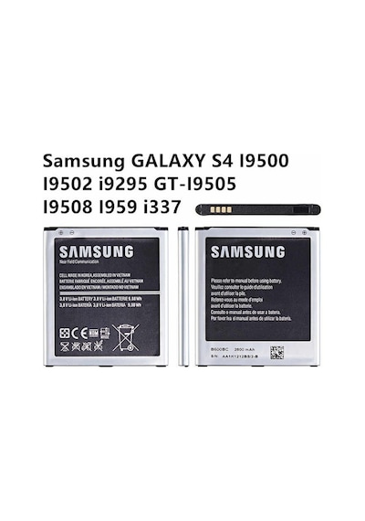 Samsung Galaxy Uyumlu S4 Batarya Pil - İ9500 Batarya -