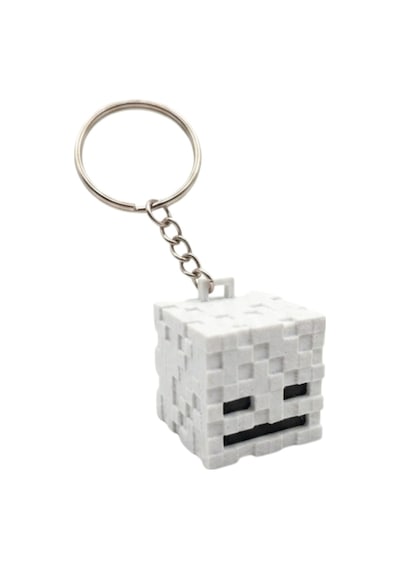 3d Baskı Minecraft İskelet Figürlü Anahtarlık - Oyuncu Gamer Çanta Ve Anahtar Aksesuarı