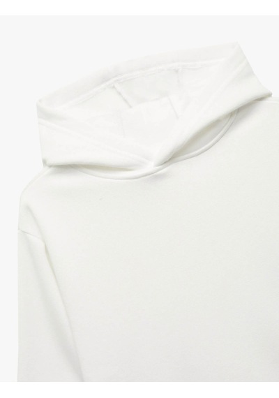 Koton Oversize Kapşonlu Siyah Erkek Çocuk Sweatshirt 7wkb10027tk