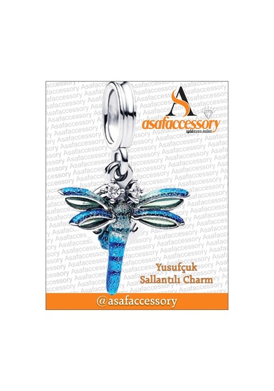 Yusufçuk Sallantılı Charm Asafaccessory Mavi