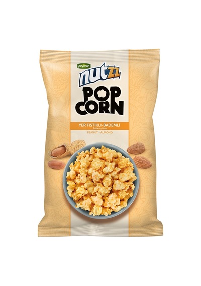 Peyman Nutzz Popcorn 85 G Yer Fıstıklı & Bademli Atıştırmalık 5'li Avantaj Paketi - 5 Adet Tarı