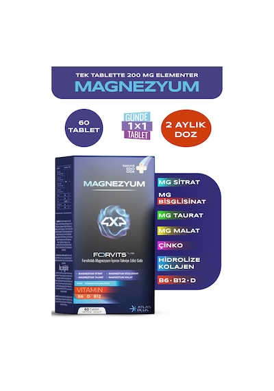 Magnezyum 60'lık Tablet