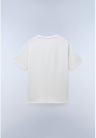 Napapijri S-badge Ss 1 Erkek T-shirt-31960 Beyaz
