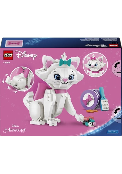 LEGO® ǀ  Disney Aristokediler Sevimli Marie 43286 – 7 Yaş ve Üzeri Çocuklar için Aksesuarlar İçeren Oyuncak Yapım Seti (369 Parça)