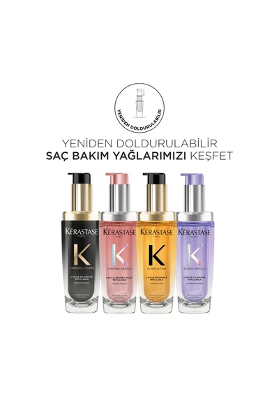 Kerastase Blond Absolu L'huile Cicagloss Sarı Saçlar İçin Saç Bakım Yağı Yedek Şişe 75 ML