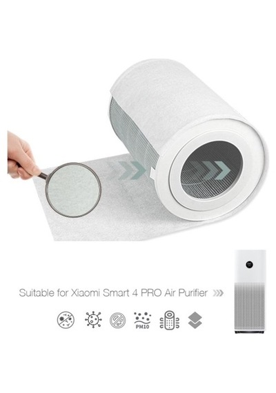 Purmed 10 Adet Xiaomi Air Purifier 4 Lite Için Toz Tutucu Ön Filt
