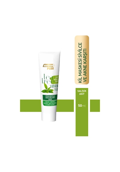 Softto Plus Çayağacı Özlü Akne Kremi 50 Ml