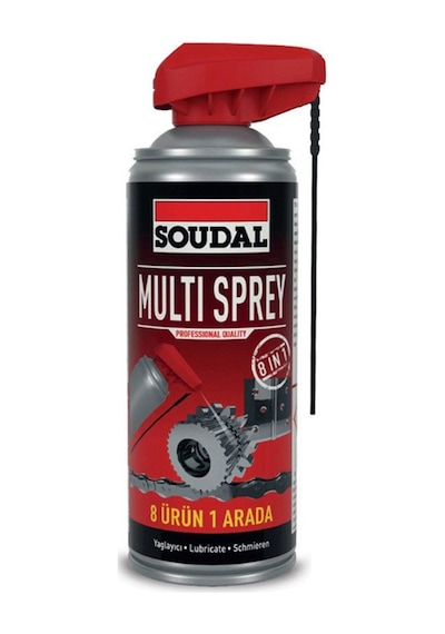 Soudal 8'i 1 Arada Pas Sökücü Yağlayıcı Sprey 400ml