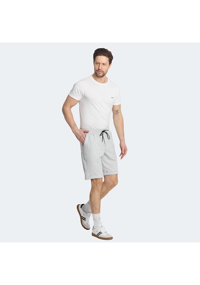 Slazenger NOVA Erkek Cepli Gri Şort
