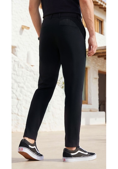 Etikmen Spor Klasik Siyah Kolay Ütülenebilir Easy Iron Erkek Pantolon Siyah