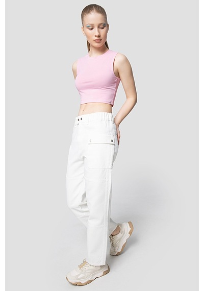 Loft Crop Kadın Atlet Lf2032011 Pembe