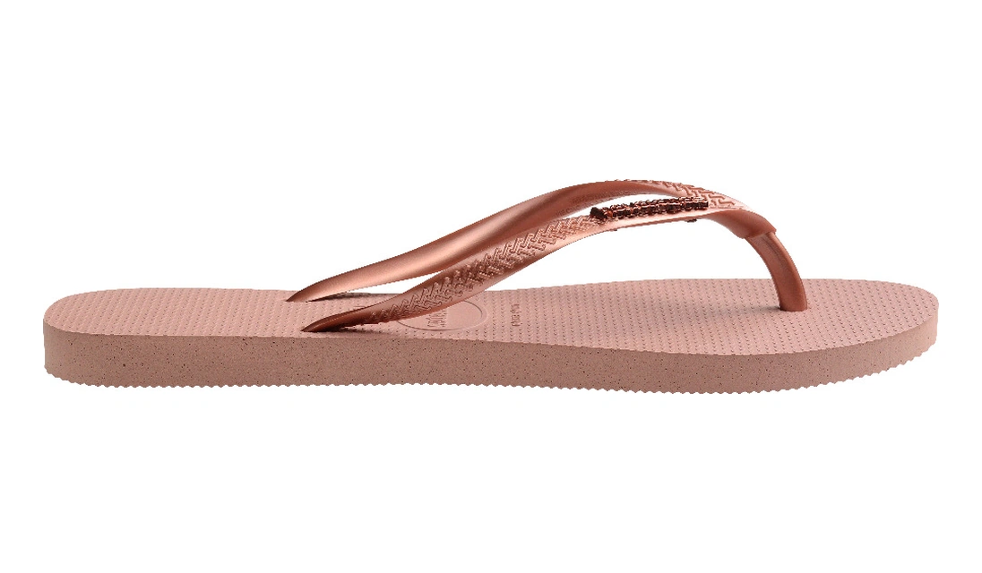 Havaianas Slım Logo Metallıc Kadın Terlik 4119875 Açık Pembe