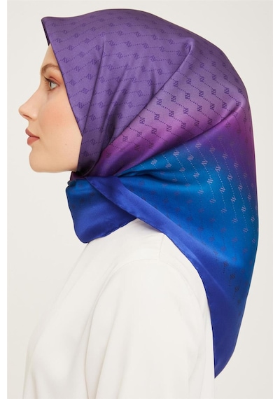 Armine Sura İpek Eşarp 23ka9003 09 Mavi