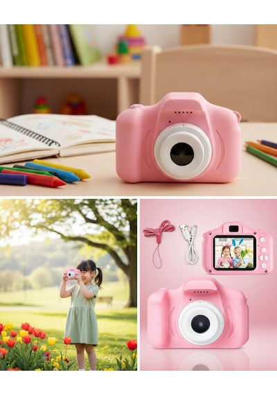 Hd Tnabilir Mini Kamera Video Fotoğraf Çekim Özellikli Şarj Edilebilir Glblseme - 4 Kayıt Cihazı
