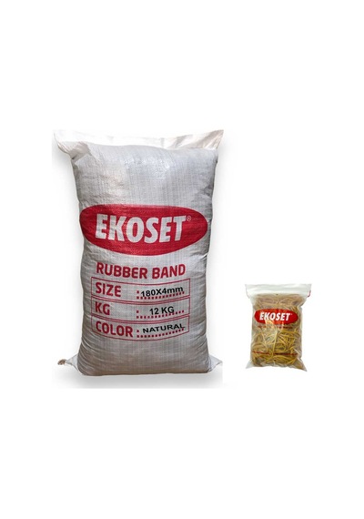Kauçuk Kasa Paket Lastiği 180x4 12 Kg