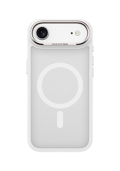 Apple Uyumlu iPhone 17 Air Kılıf M-safe Şarj Özellikli Benks Mist Protective Kapak Beyaz