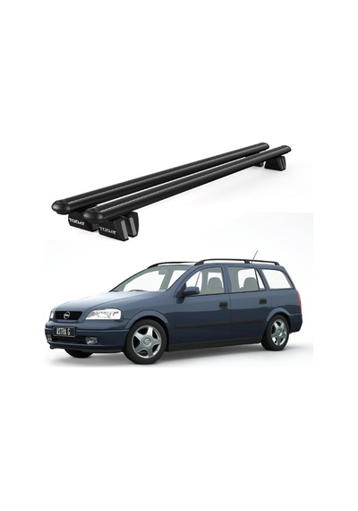 Pençe Opel Astra G Sw 1998-2004 Uyumlu Siyah Ara Atkı Port Bagaj Tavan Barı