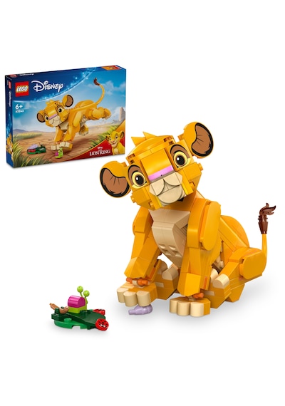 LEGO® Disney Yavru Aslan Kral Simba 43243 - 6+ Oyuncak Yapım Seti (222 Parça)