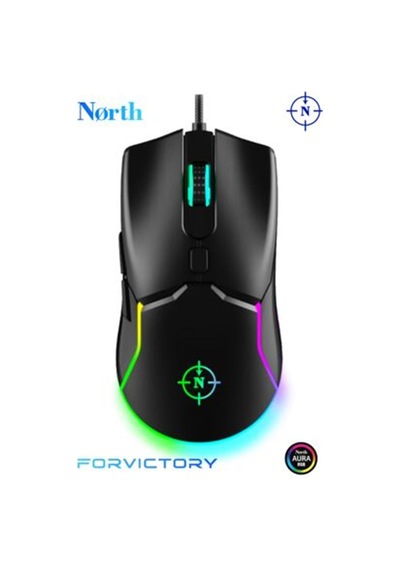 North Air Black Rgb Kablolu Profesyonel Oyuncu Mouse Diğer