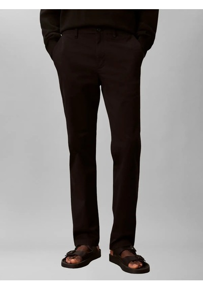 Calvin Klein Slım Comfort Cotton, Ub1 Siyah Erkek Pantolon
