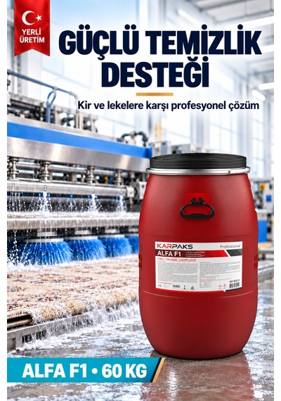 Alfa F1 Ultra Halı Yıkama Şampuanı 60kg Tekli