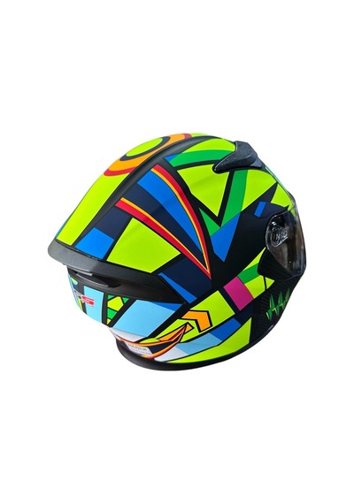 Ls5 Fullface Güneş Vizörlü Kask Sarı - Siyah