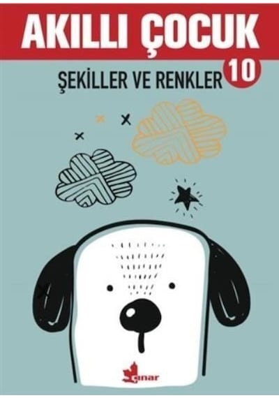 Akıllı Çocuk 10-Şekiller ve Renkler- Çınar Yayınları