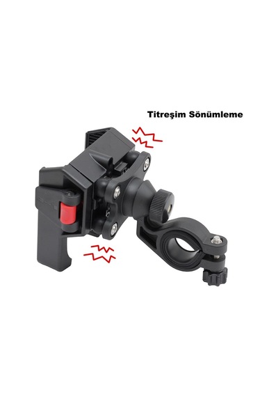 Impact Puck Bisiklet/scooter Telefon Tutucu Titreşim Sönümleyici Özellikli Çok Renkli