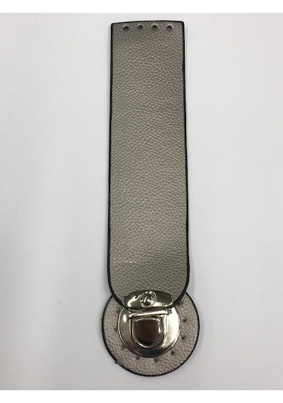 Karantuhafiye Deri Kilit Kapak / Çanta Kilit Silver Silver Çok Renkli