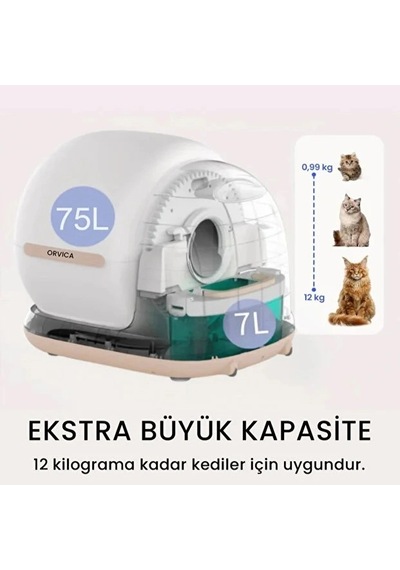 Bay Hd Kameralı Akıllı Kedi Tuvaleti Najmaddin