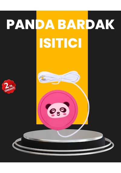 Hubrendy Tekno Usb Güçlü Bardak Isıtma Altlığı 1.2m Kablo Silikon Kaymaz Figürlü